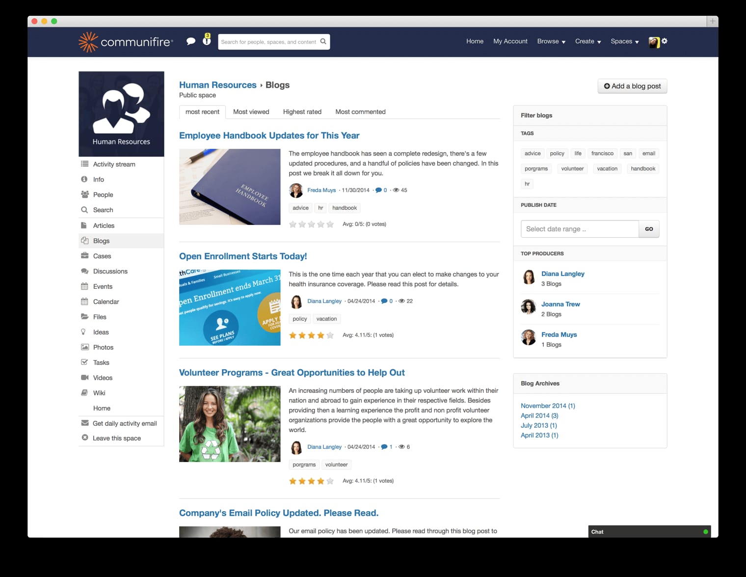 marketing software for teams - content creation