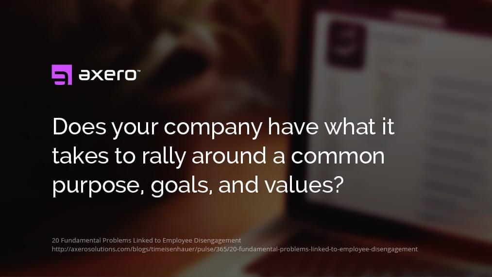 employee disengagement - company culture