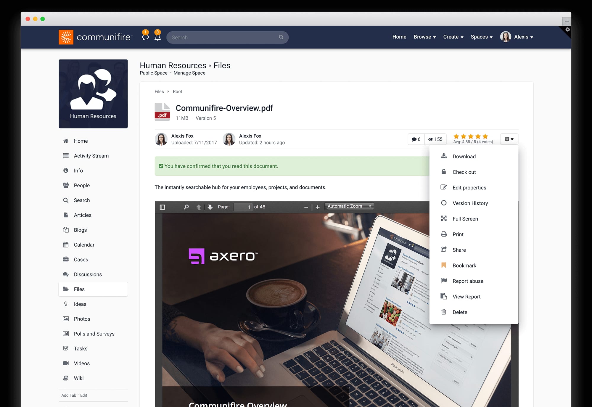 effective communication at work - intranet document management