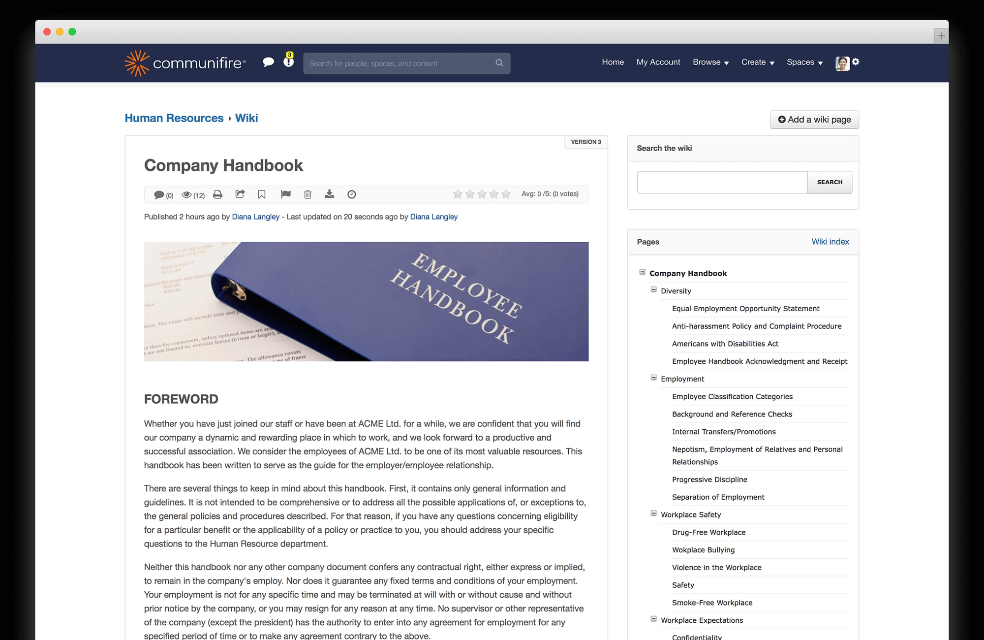 intranet team roles - technical writer