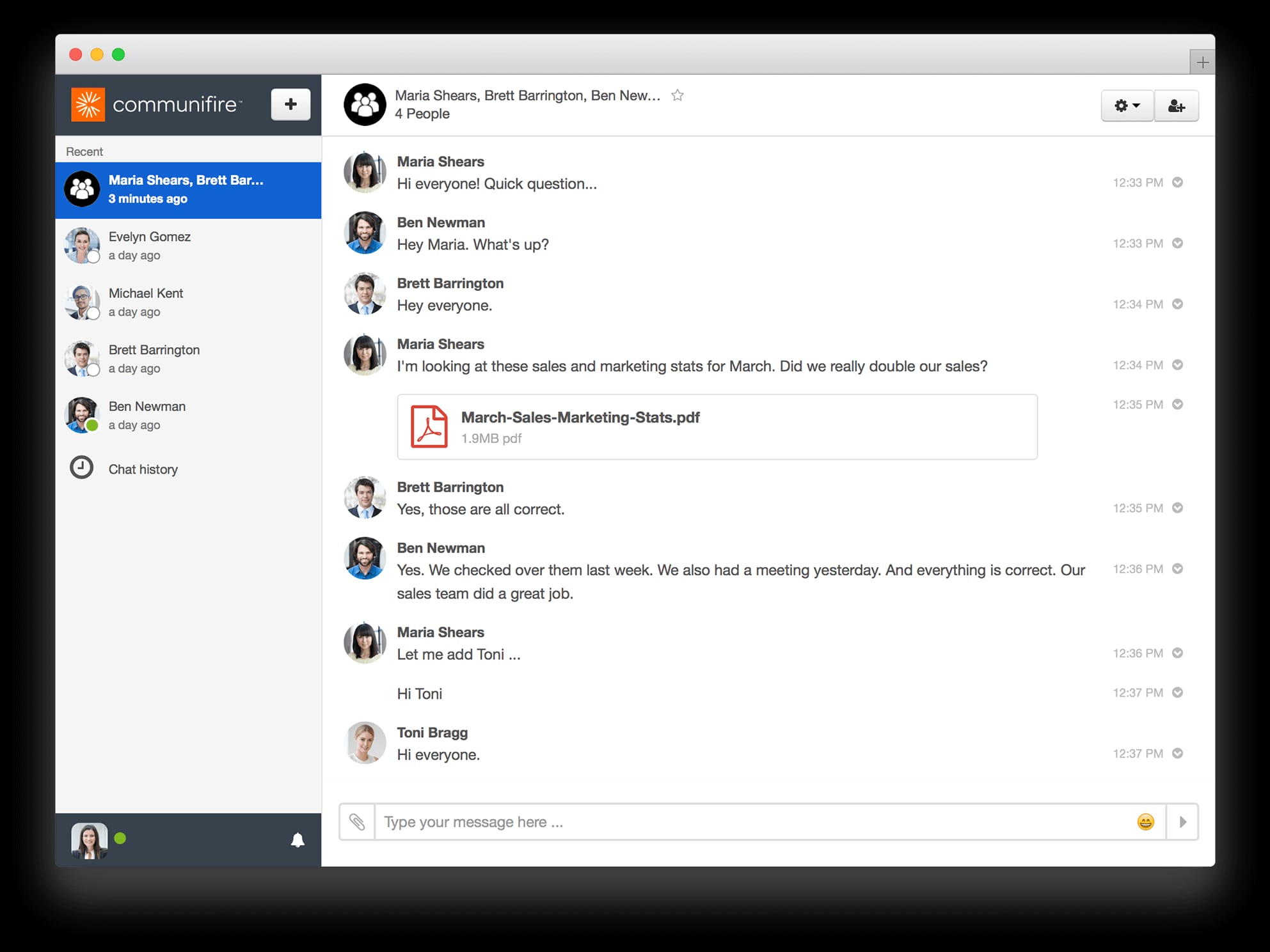 effective employee communication at work - intranet chat