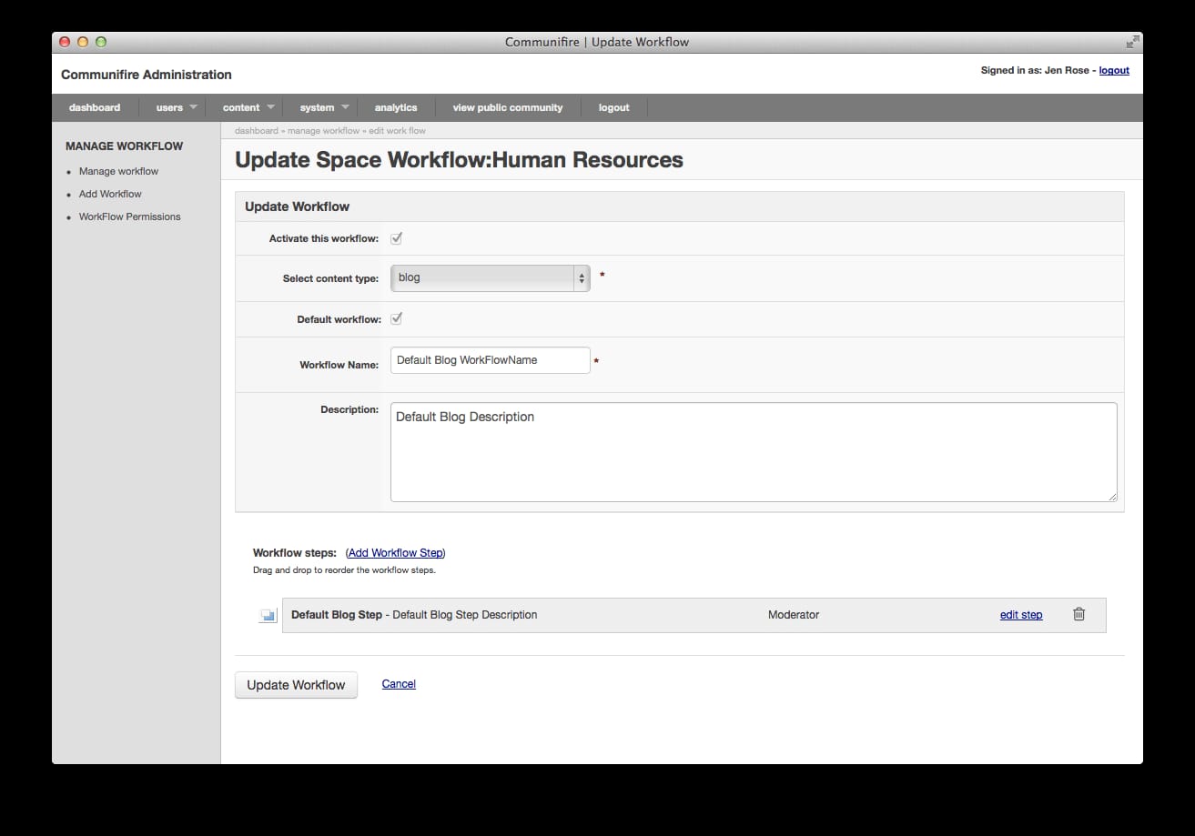 intranet administration