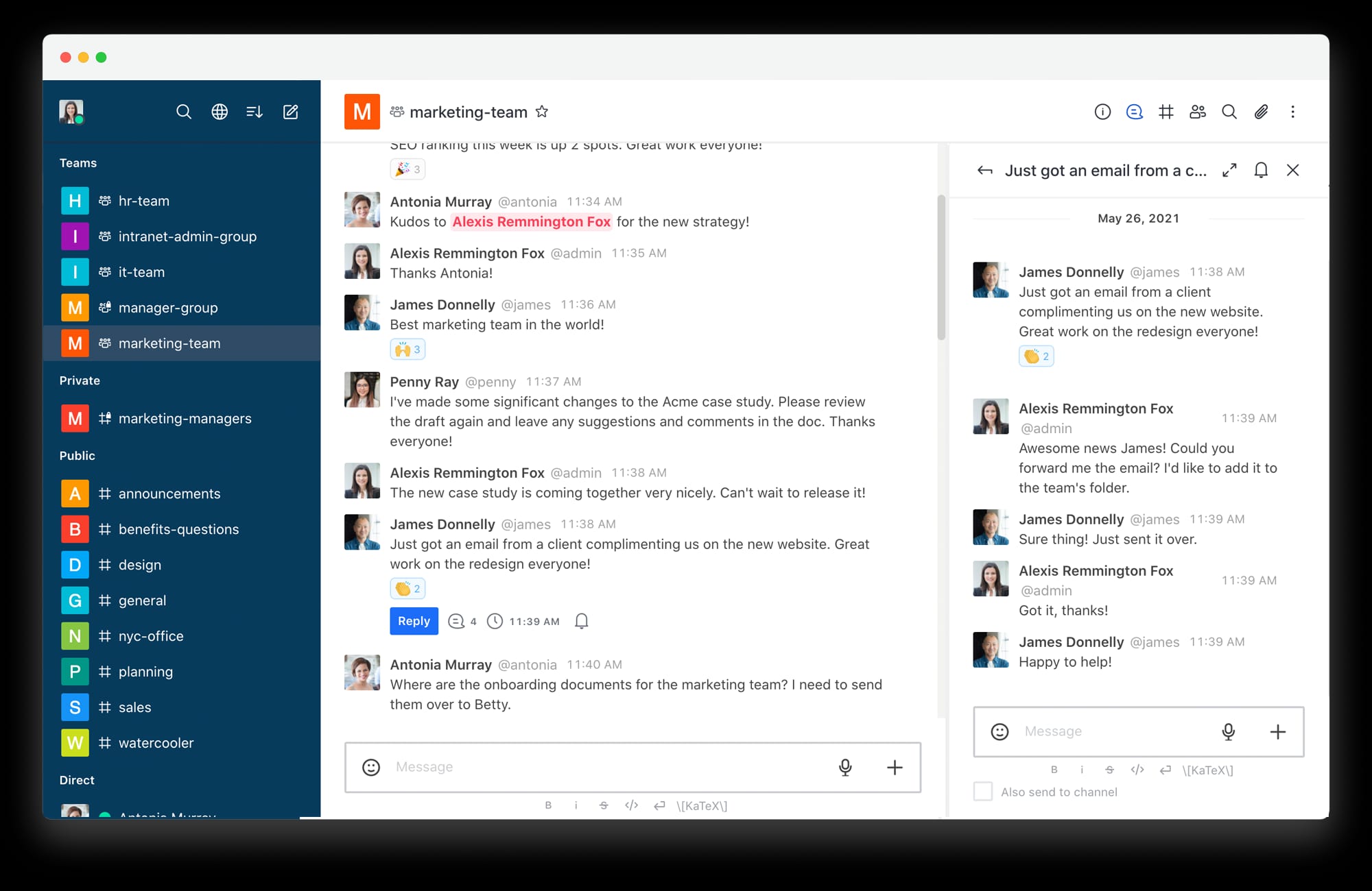 Enterprise Social Network - Intranet Chat Platform
