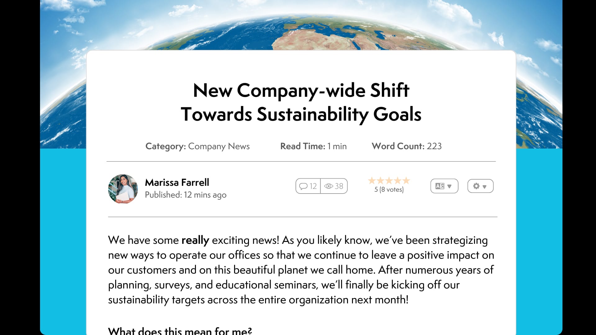 internal communications strategy