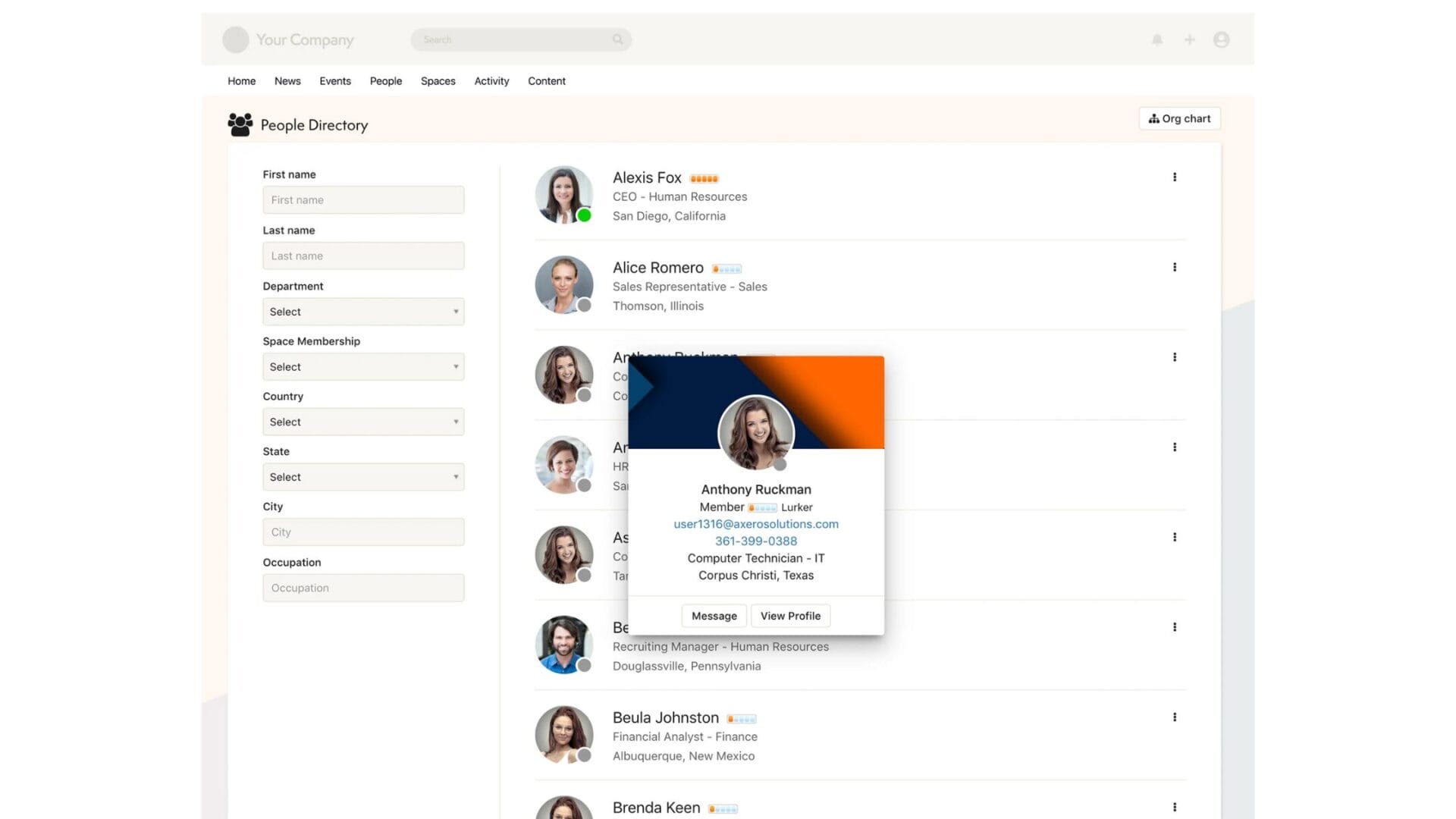 employee directory software
