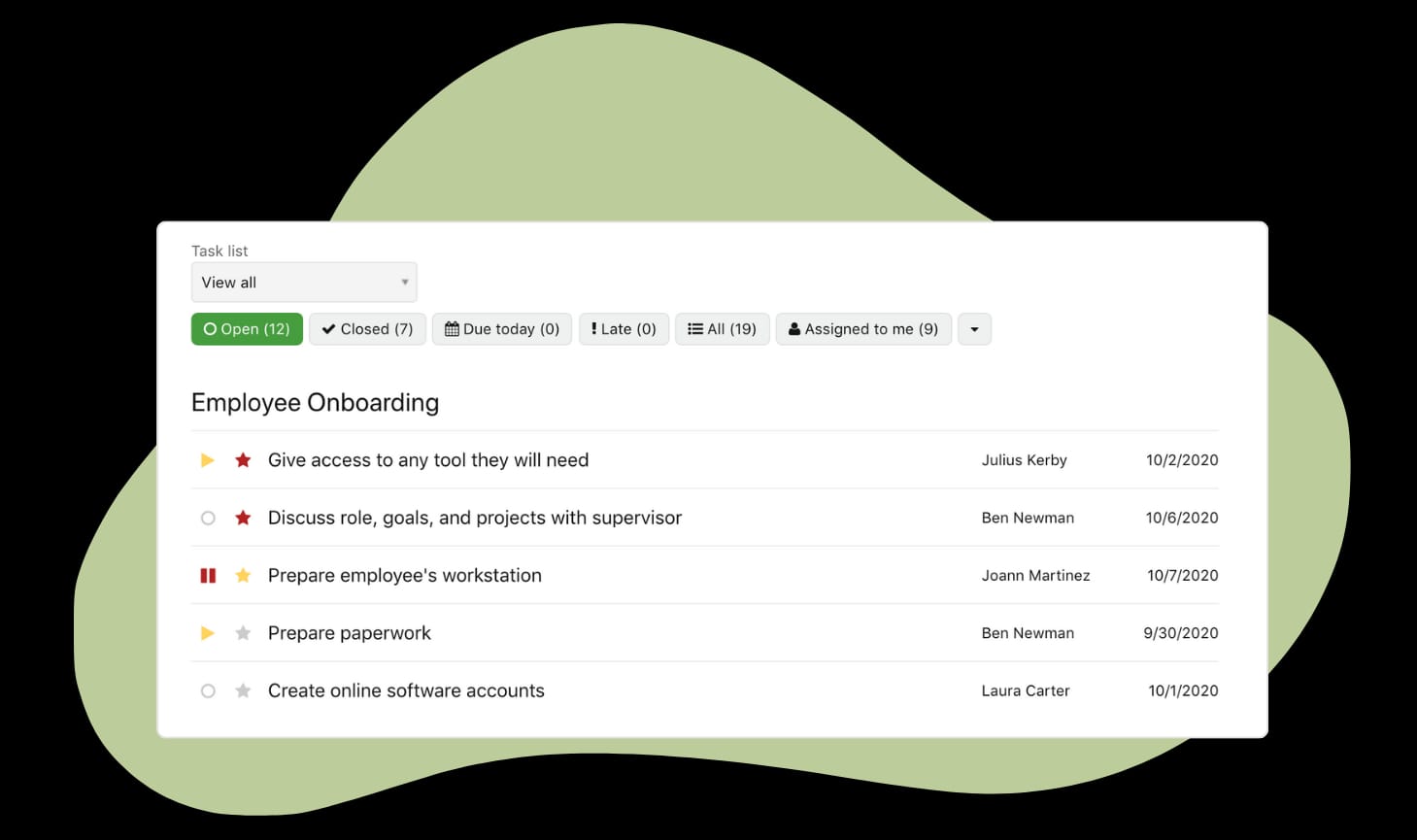 An effective action item list will outline all the key components that go into successfully completing tasks